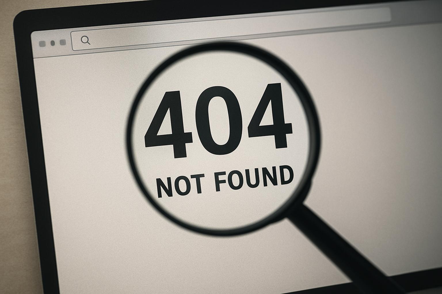 Почему 404 — это не приговор: простая речь о важной проблеме для SEO