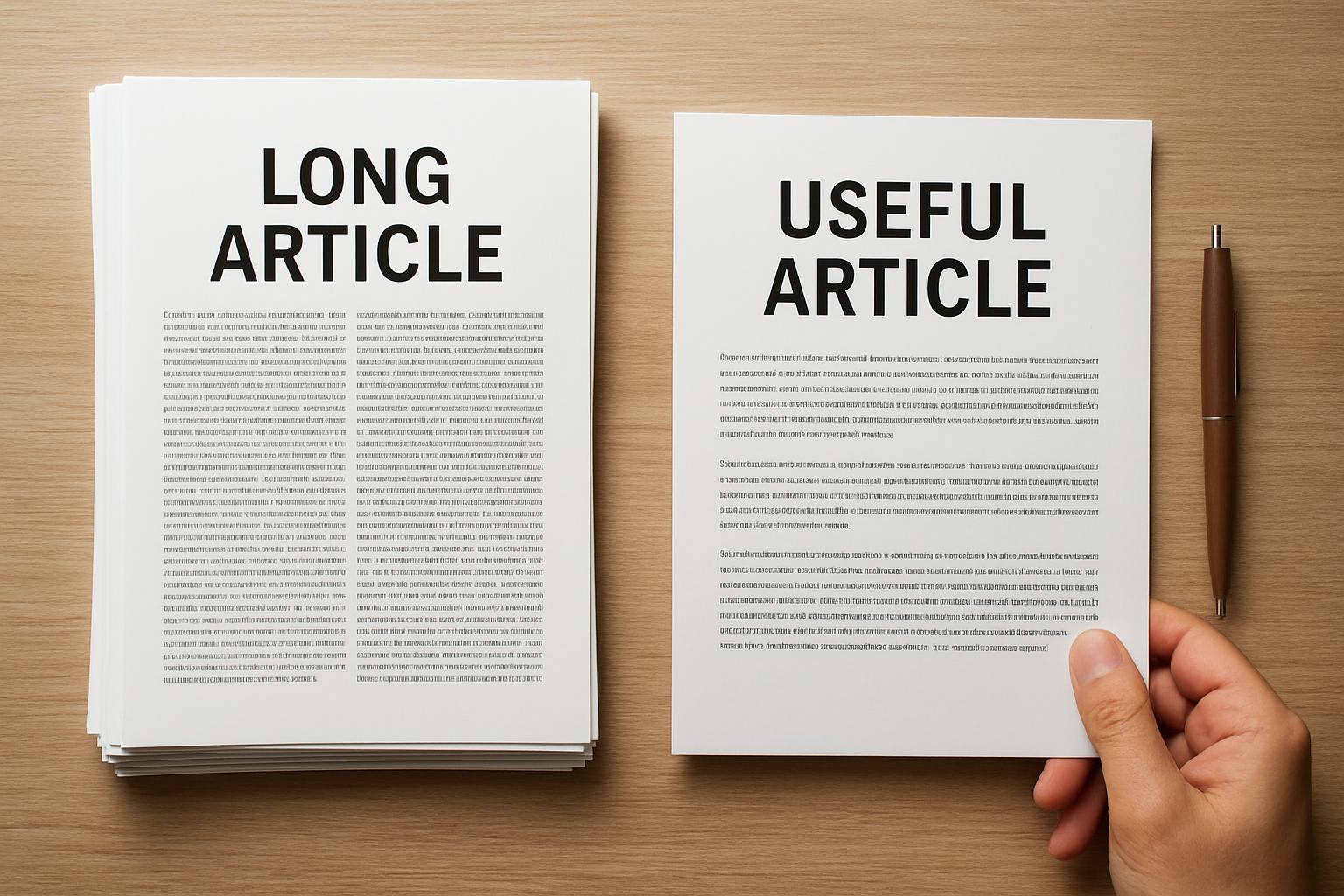 Длинная статья или полезный текст: что действительно работает для SEO