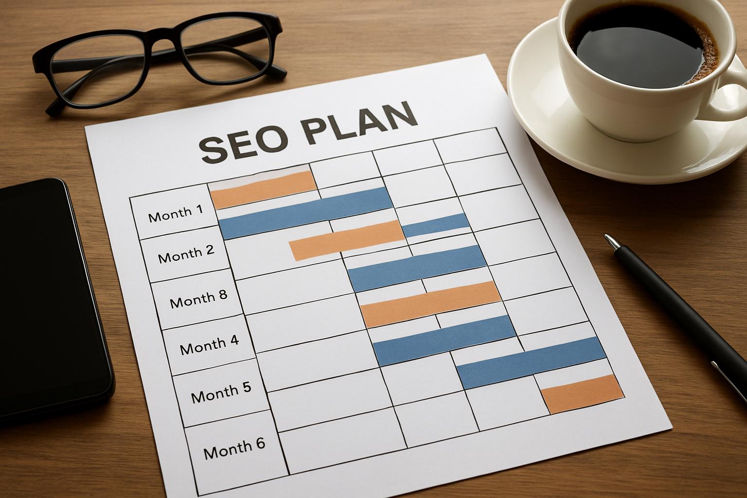 Шестимесячный SEO-маршрут: четкий план работы без хаоса