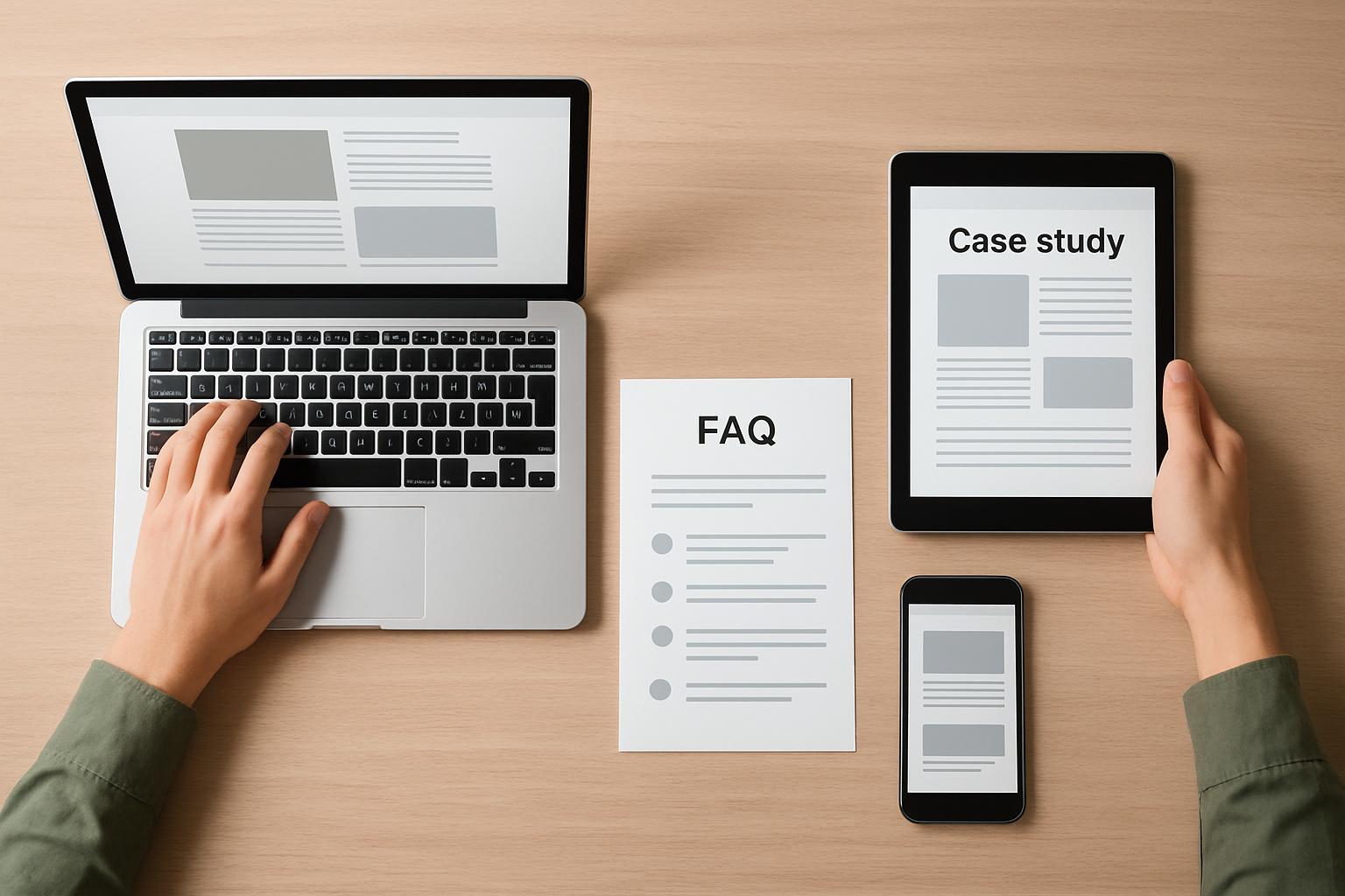 Как выбрать контент, который действительно принесет трафик: статья, кейс, FAQ или посадочная страница?