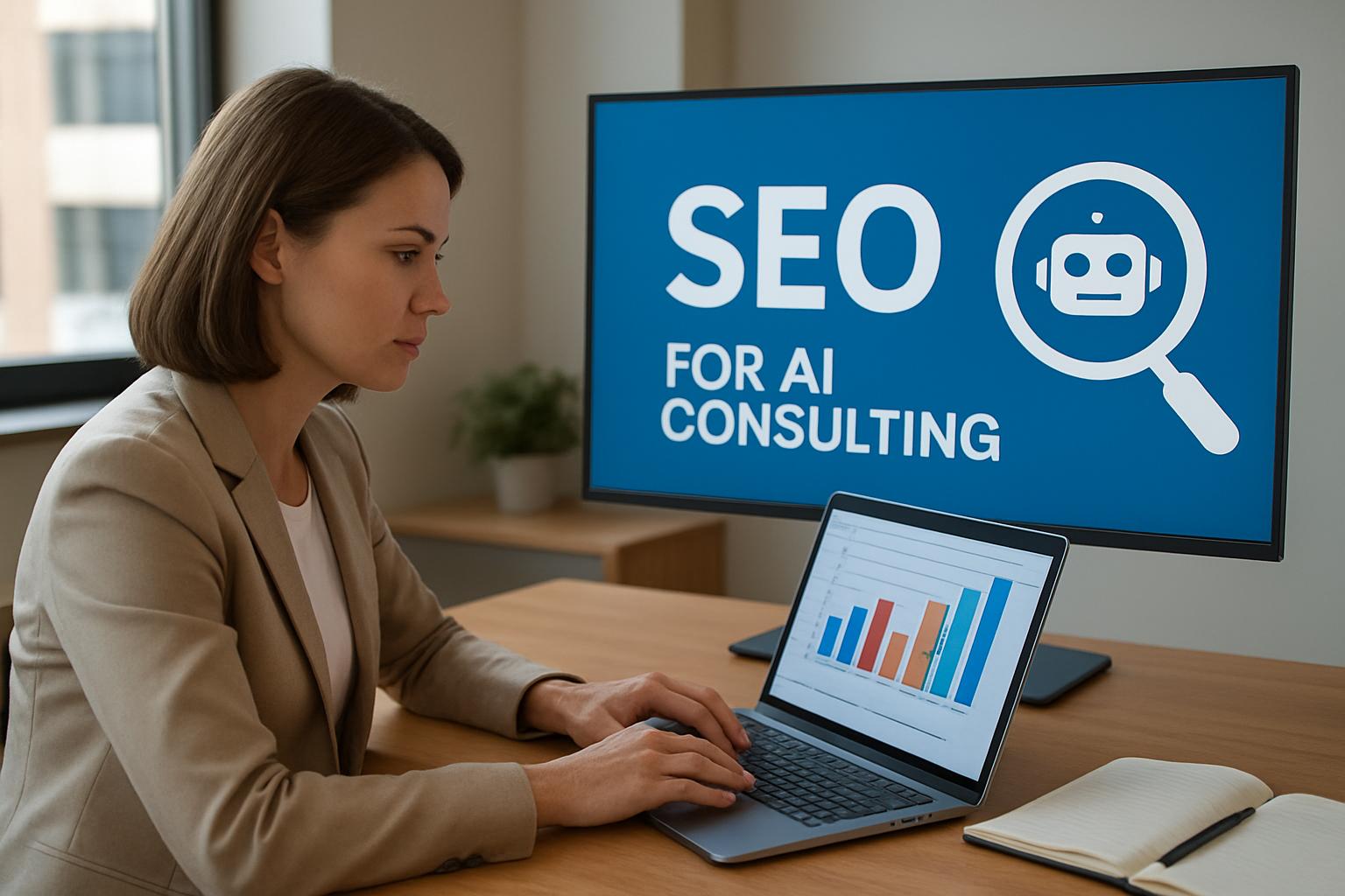 Как запустить SEO для AI-консалтинга и получить первых клиентов: практическое руководство