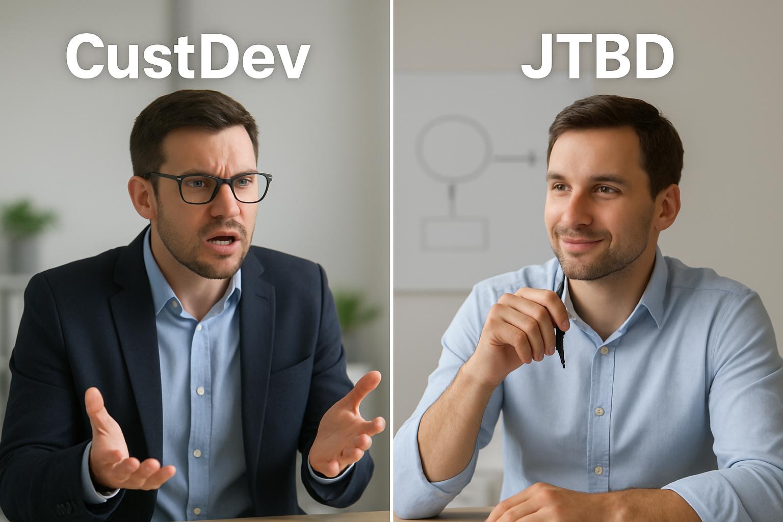 CustDev и JTBD: два взгляда на одну проблему — как выбрать подход и не запутаться