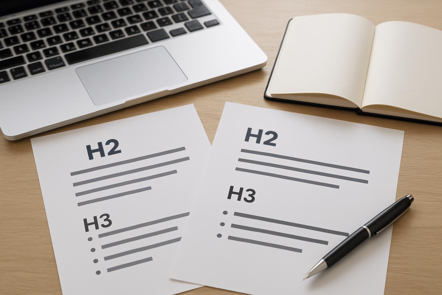 Заголовки, которые работают: как выстроить структуру H2–H3 без лишней воды