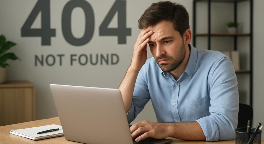 Ошибка 404: как превратить потерянную страницу в шанс для компании