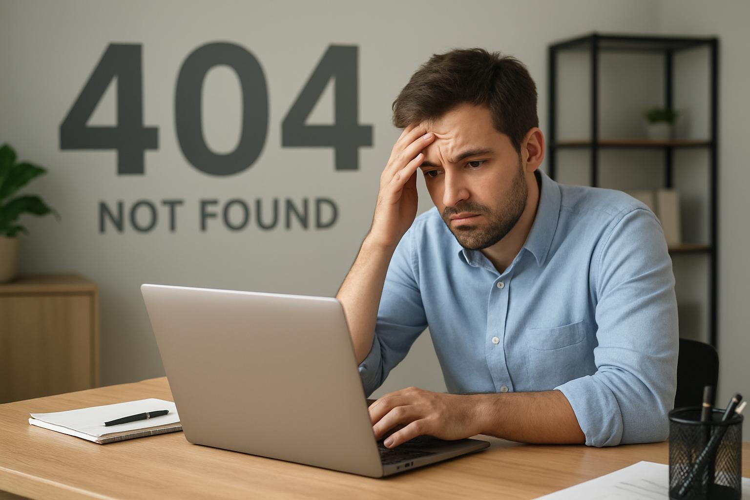 Ошибка 404: как превратить потерянную страницу в шанс для компании
